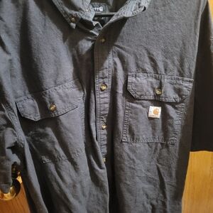 Carhartt Black Button-Up Shirt